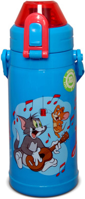 

Tom & Jerry Opaque Series 400 ml Water Bottle(Set of 1, Blue)