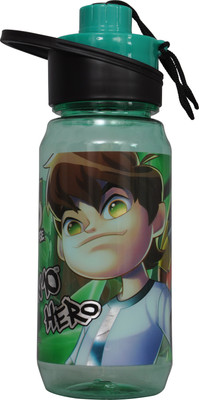 Cartoon Network Ben 10 550 ml Water Bottle(Set of 1, Green, Black)