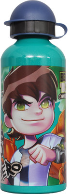 

Cartoon Network Ben 01 500 ml Water Bottle(Set of 1, Green, Black)