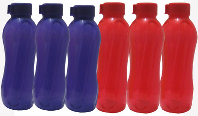 

Cello OPAQUE SERIES 600 ml Water Bottles(Set of 6, PURPLE N RED)