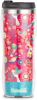 

Chumbak Opaque Series 380 ml Water Bottle(Set of 1, Multicolor)