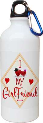 

SKY TRENDS Opaque Series 600 ml Water Bottle(Set of 1, White)