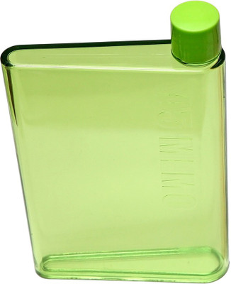 

Shridhar A5 NoteBook Water Bottle 420 ml Water Bottle(Set of 1, clear green)