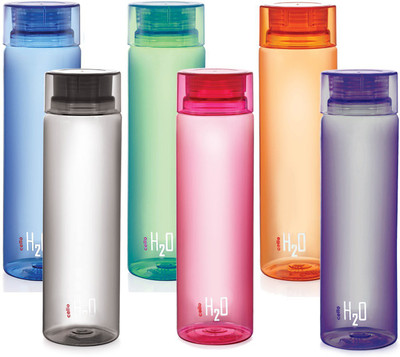 

Cello H2O Unbreakable 1000 ml Bottle(Pack of 6, Multicolor)