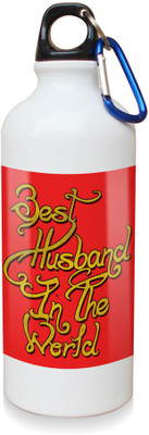 

Sky Trends Gift Best Husband In The World White Sipper Bottle 600 ml Water Bottle(Set of 1, White)