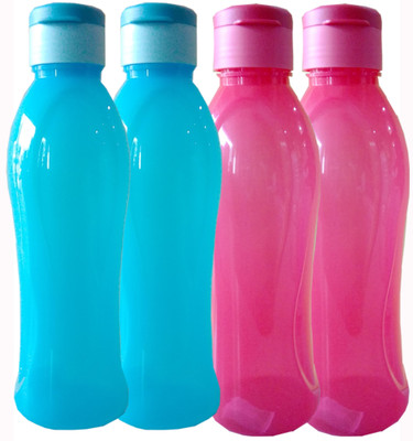 

Cello FLIP TOP 1000 ml Water Bottles(Set of 4, RED N BLUE)
