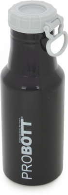 

PROBOTT Sports 500 ml Water Bottle(Set of 1, Black)