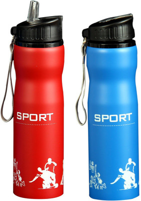 

FlyyyHigh Sports 750 ml Water Bottles(Set of 2, Multicolor)
