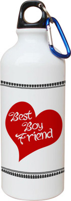 

SKY TRENDS Opaque Series 600 ml Water Bottle(Set of 1, White)