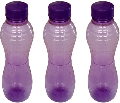 

Crezy DELUX 1000 ml Water Bottles(Set of 3, Violet)