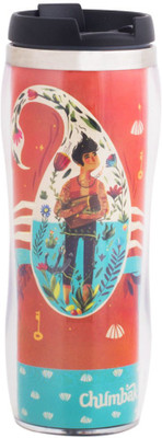 

Chumbak Opaque Series 330 ml Water Bottle(Set of 1, Red)