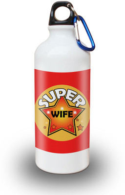 

Sky Trends Gift Super Wife Gifts Of Valetine White Sipper Bottle 600 ml Water Bottle(Set of 1, White)