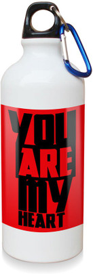 

Sky Trends Gift You Are My Heart With Arrow White Sipper Bottle 600 ml Water Bottle(Set of 1, White)