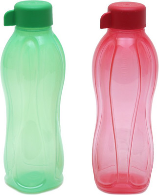 

Tupperware Aquasafe 500 ml Water Bottles(Set of 2, Red, Green)