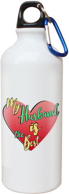 

SKY TRENDS Opaque Series 600 ml Water Bottle(Set of 1, White)