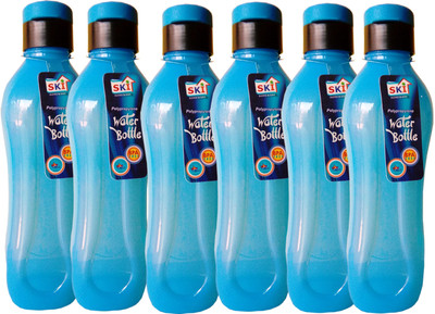 

Shreejee TRANSPARENT 1500 ml Water Bottles(Set of 6, BLUE)