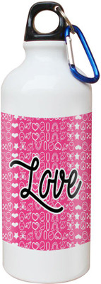 

SKY TRENDS Opaque Series 600 ml Water Bottle(Set of 1, White)