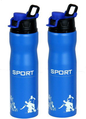 

FlyHigh Newest 750 ml Water Bottles(Set of 2, Blue)