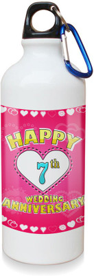 

SKY TRENDS GIFT White Sipper 600 ml Water Bottle(Set of 1, White)