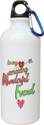 

SKY TRENDS Opaque Series 600 ml Water Bottle(Set of 1, White)