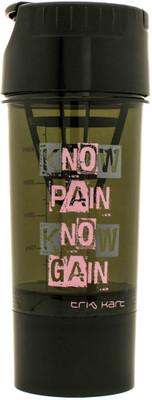 

Tripkart Hurricane 600 ml Water Bottle(Set of 1, Black, Pink)
