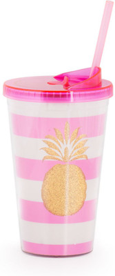 

Chumbak Opaque Series 380 ml Water Bottle(Set of 1, Pink)