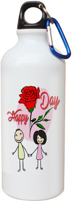 

SKY TRENDS Opaque Series 600 ml Water Bottle(Set of 1, White)