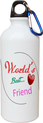 

SKY TRENDS Opaque Series 600 ml Water Bottle(Set of 1, White)