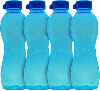 

G-PET Iceberg BPA Free Fridge 1000 ml Water Bottles(Set of 4, Blue)