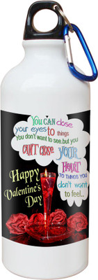 

SKY TRENDS Opaque Series 600 ml Water Bottle(Set of 1, White)