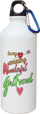 

SKY TRENDS Opaque Series 600 ml Water Bottle(Set of 1, White)
