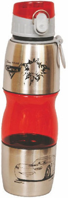 

Disney Cars 750 ml Water Bottle(Set of 1, Red)