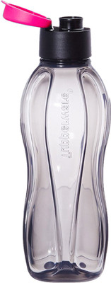 

Tupperware Flip Top 1000 ml Water Bottle(Set of 1, Black, Pink)