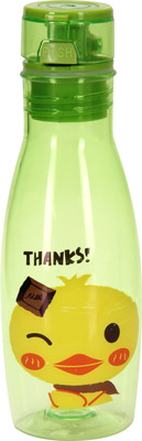 

FabSeasons Kids School Series 400 ml Water Bottle(Set of 1, Green)
