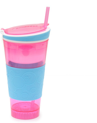 

Bazaar Pirates Two In One Snack Bottle 500 ml(Pink, Blue)
