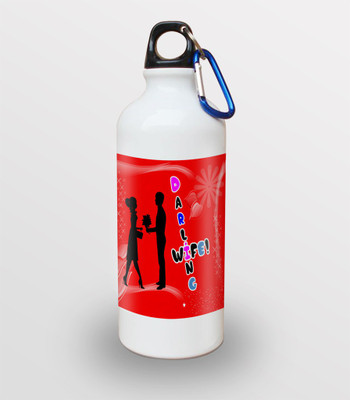 

SKY TRENDS White Sipper 600 ml Water Bottle(Set of 1, White)
