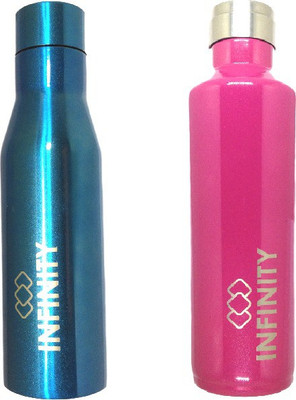 

Infinity Standard 1000 ml Water Bottles(Set of 2, Multi Colour)