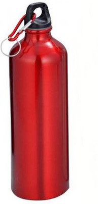 7% OFF on Gromo Durable Sports With Carabiner 750 ml Bottle(Red)