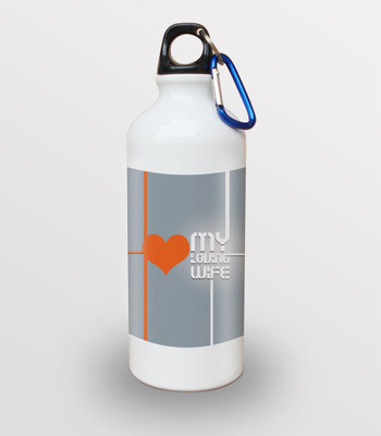 

SKY TRENDS White Sipper 600 ml Water Bottle(Set of 1, White)
