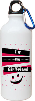 

SKY TRENDS Opaque Series 600 ml Water Bottle(Set of 1, White)