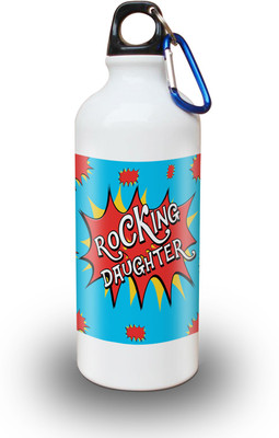 

Sky Trends Gift Rocking Daughter Gifts For Birthday 600 ml Water Bottle(Set of 1, White)