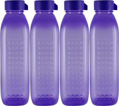 G-PET G-PET 1000 ml Water Bottles(Set of 4, Purple)