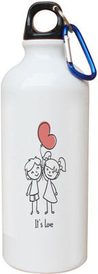 

SKY TRENDS Opaque Series 600 ml Water Bottle(Set of 1, White)
