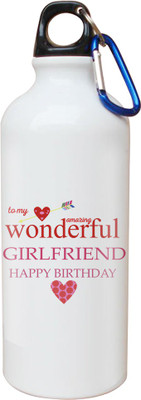 

SKY TRENDS Opaque Series 600 ml Water Bottle(Set of 1, White)