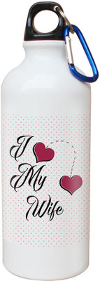 

SKY TRENDS Opaque Series 600 ml Water Bottle(Set of 1, White)
