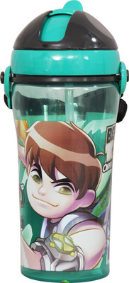 

Cartoon Network Ben 10 500 ml Water Bottle(Set of 1, Green, Black)