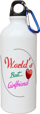 

SKY TRENDS Opaque Series 600 ml Water Bottle(Set of 1, White)