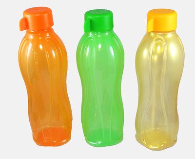 

Tupperware aqua 500 ml Water Bottles(Set of 3, multicolour)