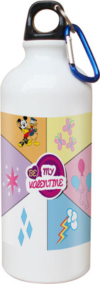 

SKY TRENDS Opaque Series 600 ml Water Bottle(Set of 1, White)