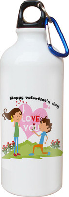 

SKY TRENDS Opaque Series 600 ml Water Bottle(Set of 1, White)